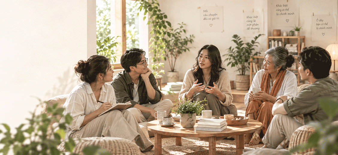 Cộng đồng happiLab — Chia sẻ trải nghiệm, không kê đơn cuộc sống