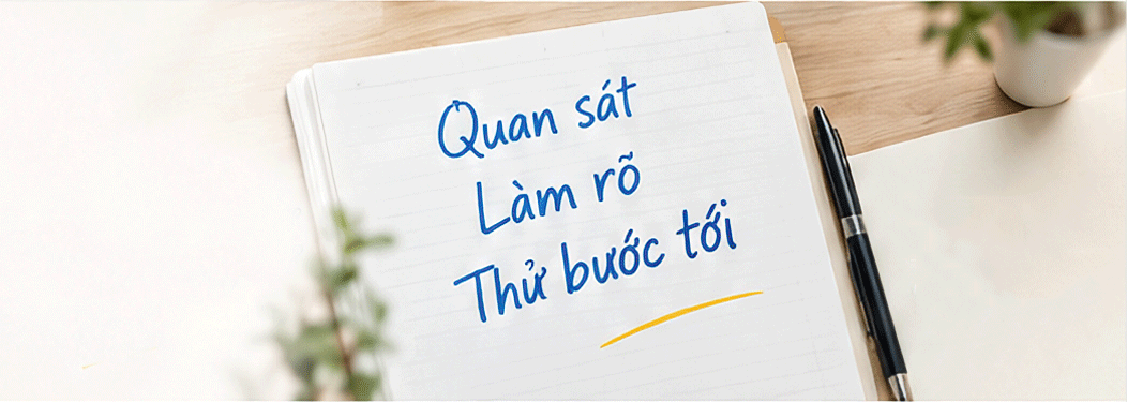 Coaching là gì? — Quan sát, Làm rõ, Thử bước tới